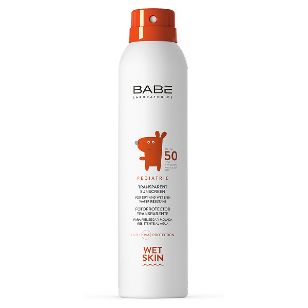 PEDIATRIC TRANSPARENT SUNSCREEN WET SKIN SPF 50